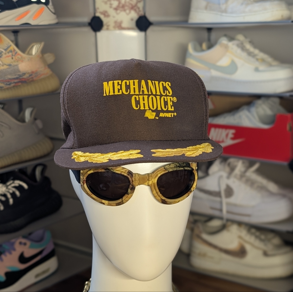Mechanics Choice Vintage Snapback Hat (Os)